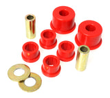 Control Arm Bushing Set; Red; Front; Performance Polyurethane;