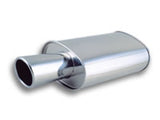 STREETPOWER Oval Muffler w/ 4