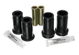 Control Arm Bushing Set; Black; Rear; Performance Polyurethane;