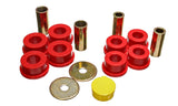 Control Arm Bushing Set; Red; Front; Performance Polyurethane;
