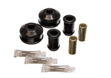 Control Arm Bushing Set; Black; Front; Performance Polyurethane;