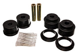 Control Arm Bushing Set; Black; Rear; Performance Polyurethane;