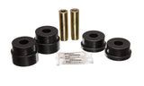 Trailing Arm Bushing Set; Black; Rear; Performance Polyurethane;