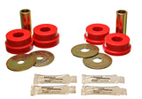 Trailing Arm Bushing Set; Red; Rear; Performance Polyurethane;