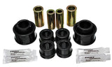 Control Arm Bushing Set; Black; Front; Performance Polyurethane;