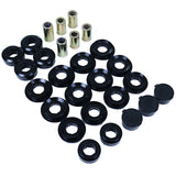 Control Arm Bushing Set; Front; Black;