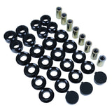 Control Arm Bushing Set; Rear; Black;