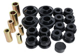 Control Arm Bushing Set; Front; Black;