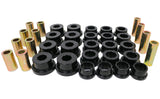 Control Arm Bushing Set; Rear; Black;