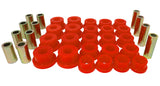 Control Arm Bushing Set; Rear; Red;