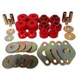 Body Mount Set; Red; Performance Polyurethane;
