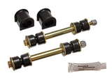Sway Bar Bushing Set; Black; Front; Bar Dia. 24mm; Performance Polyurethane;