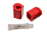 Sway Bar Bushing Set; Red; Rear; Bar Dia. 19mm; Performance Polyurethane;