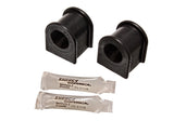 Sway Bar Bushing Set; Black; Front; Bar Dia. 27mm; Performance Polyurethane;