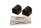 Sway Bar Bushing Set; Black; Rear; Bar Dia. 23mm; Performance Polyurethane;
