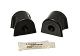 Sway Bar Bushing Set; Black; Front; Bar Dia. 18mm; Performance Polyurethane;