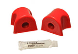 Sway Bar Bushing Set; Red; Front; Bar Dia. 18mm; Performance Polyurethane;