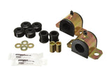 Sway Bar Bushing Set; Black; Rear; 25mm; Incl. End Link Bushings;