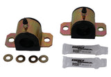 Sway Bar Bushing Set; Front; 27 mm.; Black;