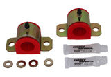 Sway Bar Bushing Set; Front; 27 mm.; Red;