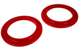 Coil Spring Isolator Set; Rear; Red;