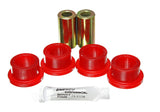 Track Bar Bushing Set; Red; Rear; Performance Polyurethane;