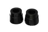 Bump Stop Set; Black; Front;