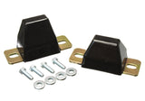 Bump Stop Set; Black; Front;
