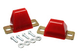 Bump Stop Set; Red; Front;