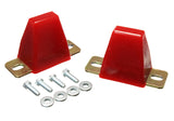 Bump Stop Set; Red; Rear;