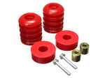 Bump Stop Set; Red; Front; Inner Coil Spring; Must Use Factory Bump Stop Cup;