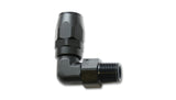 Male Hose End Fitting, 90 Degree; Size: -8AN; Pipe Thread: 1/2