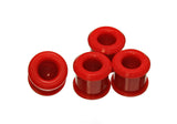 Axle Pivot Bushing Service Set; Red; Rear; Performance Polyurethane;