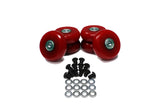 Creeper Wheel; Red; 2 3/8 in./60mm; Qty 6;