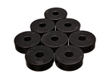 Universal Leaf Spring Pad; Black; 1 15/16 in. OD x 9/16 in. ID x 21/32 in. H;