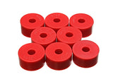 Universal Leaf Spring Pad; Red; 1 1/2 in. OD x 7/16 in. ID x 3/4 in. H;