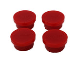 Universal End Cap Bushing Set; 1.130 D; Red;