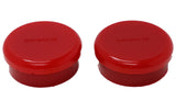 Universal End Cap Bushing Set; 1.99 Dia; Red;