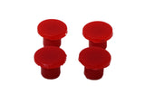 Universal End Plug Bushing Set; 0.53 D; Red;