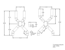 Load image into Gallery viewer, 9114 - 3 in. Universal X-Pipe Kit.jpg