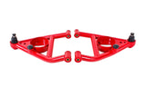 A-arms, Lower, DOM, Non-adjustable, Polyurethane Bushings, Front Bump Stops