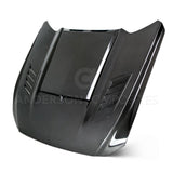 Ram air double sided carbon fiber hood for 2015-2017 Ford Mustang