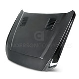 Type-SN double sided carbon fiber hood for 2015-2017 Ford Mustang