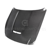Double sided carbon fiber hood for 2015-2020 Ford Mustang Shelby GT350 & GT350R
