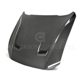 Type-OE double sided carbon fiber hood for 2018-2020 Ford Mustang