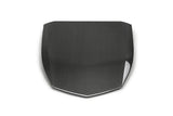 Type-OE carbon fiber hood insert for 2017-2021 Chevrolet Camaro ZL1 (2-PC)