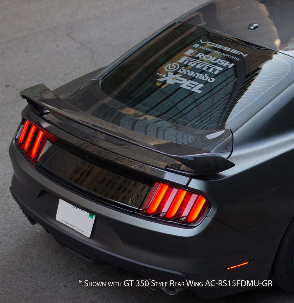 S550 Mustang Dry Carbon Deck Lid