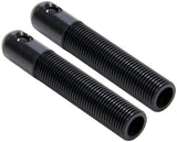 L/W Aluminum Hood Pins 3/8in Black 10pk