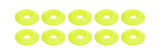 Countersunk Washer Fluorescent Yellow 10pk