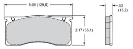 Wilwood Brake Pads - D11 Pad Shape